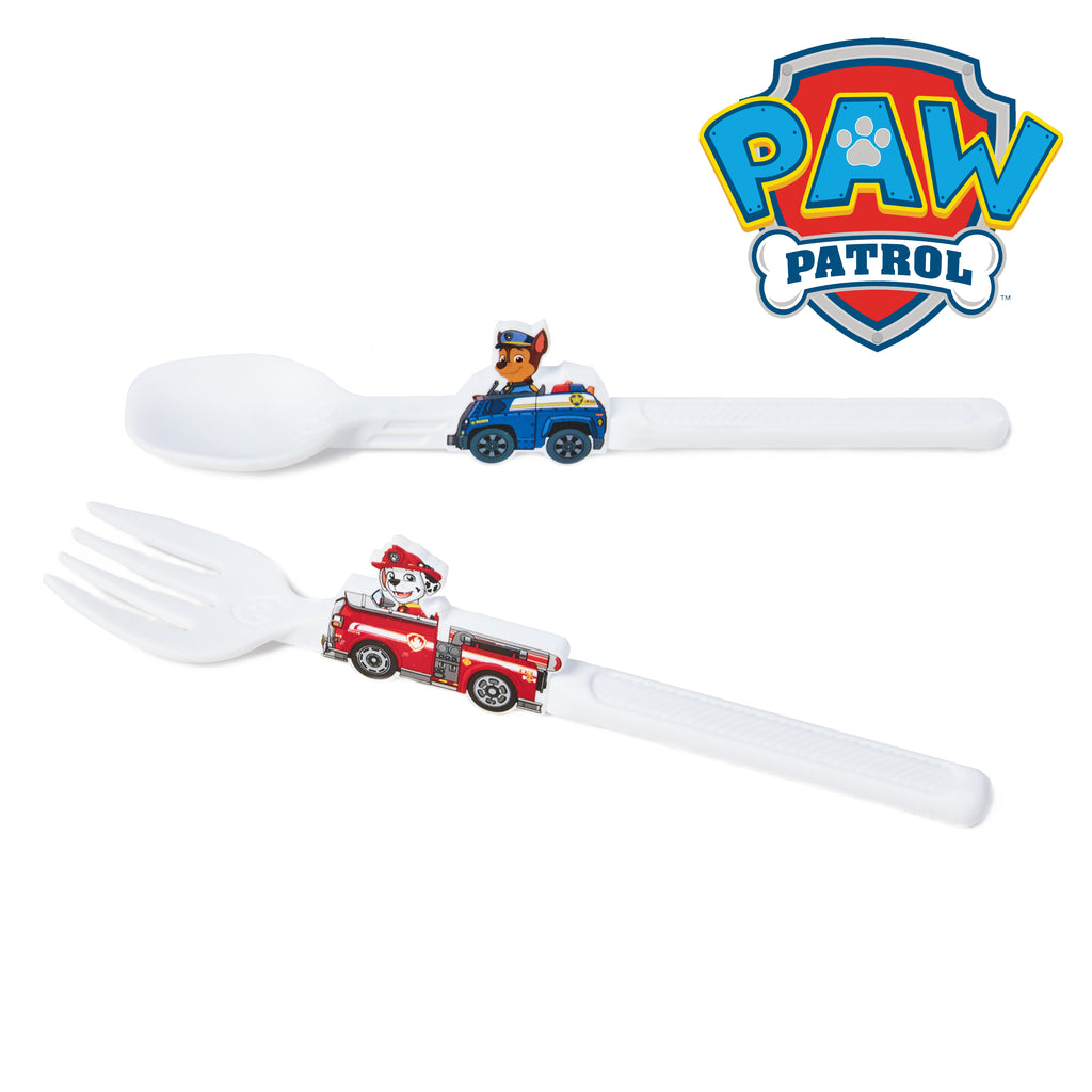 Genuine Paw Patrol Cartoon Kids Spoon Fork Set Dessert Chase Skye