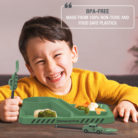 2-Piece Army Themed Utensil Set