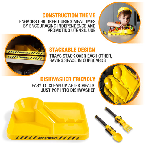 3-Piece Construction Themed Meal Set