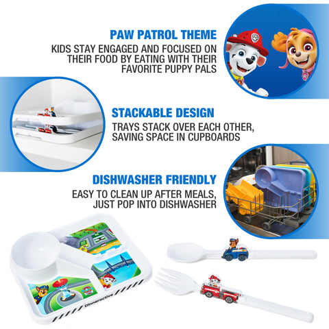 3-Piece PAW Patrol Themed Meal Set - Dinneractive