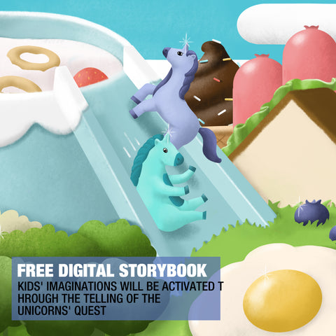 3-Piece Unicorn Themed Meal Set - Dinneractive